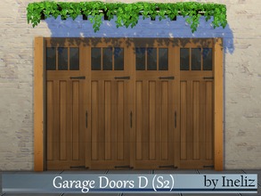 Sims 4 — Garage Doors D (S2) by Ineliz — The right side of the garage door pattern.