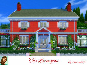Sims 4 — The Lexington by sharon337 — The Lexington is a home built on a 40 x 30 lot in Windenburg. It has 4 bedrooms, 2