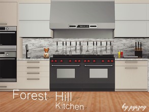 Sims 3 — Forest Hill Kitchen  by pyszny16 — Forest Hill Kitchen is continuation for Dining Room. Kitchen is in the same