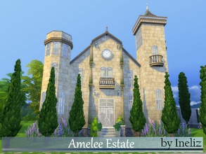 Sims 4 — Amelee Estate by Ineliz — Want to move your sims to Windenburg, but can't find a small perfect house? Then the