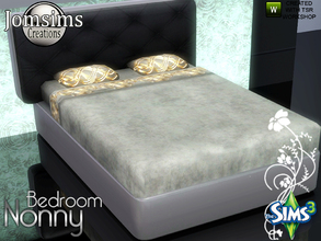 Sims 3 — nonny bed by jomsims — nonny bed