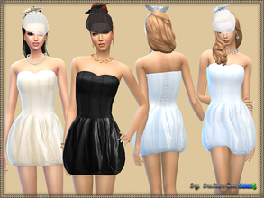 Sims 4 —  Set Calla by bukovka — Set clothes Calla. Designed for women. Includes: dress and veil. Installed autonomously