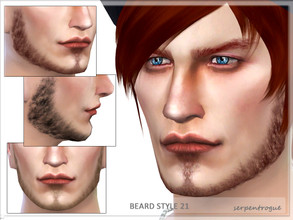 Sims 4 — Beard Style 21 by Serpentrogue — For males Teen to elder 7 colours
