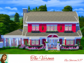 Sims 4 — The Verona by sharon337 — The Verona is a family home built on a 30 x 20 lot in Windenburg. It has 4 bedrooms, 2