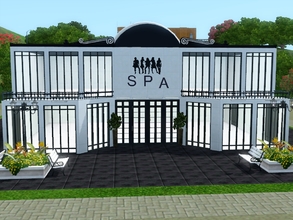 Sims 3 — Day Spa by khewitt5 — This is a beautiful spa and salon fully equipped with styling stations, tattoo chairs,
