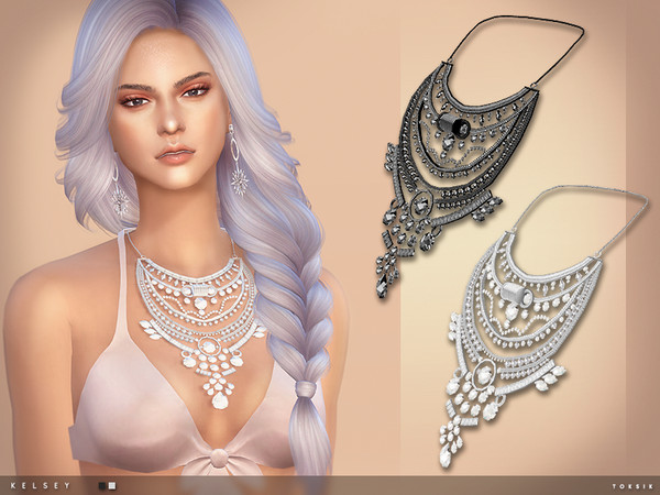 Sims 4 — toksik - Kelsey Necklace by toksik — - 2 colours Enjoy^^