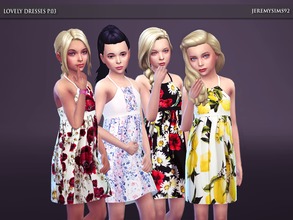 Sims 4 — Lovely Dresses Collection P.03 Get to Work needed by jeremy-sims92 — Lovely Dresses Collection P.03 for girls 6
