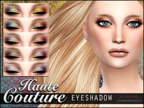 Sims 4 — Haute Couture Eyeshadow by joannebernice — I am frequently in contests and using models inspired me to make a