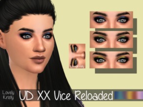 Sims 4 — LK | Urban Decay | XX Vice Ltd Reloaded by Lovely_Kristy — Really dig this palette! The yellow is definitely