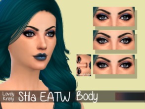 Sims 4 — LK | Stila | Eyes are the Windows | Body by Lovely_Kristy — Beautiful eyeshadow palette, with blue hues.