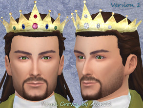 Sims 4 — Royal Crown for Male and Female Hat - Version 1 by alin2 — This is a crown made for your kings, queens,