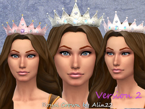 Sims 4 — Royal Crown for Male and Female Hat - Version 2 by alin2 — This is a crown made for your kings, queens,