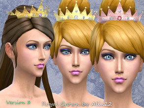 Sims 4 — Royal Crown for Male and Female Hat - Version 3 by alin2 — This is a crown made for your kings, queens,