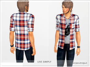 Sims 3 — Live Simply (Male Version) by Serpentrogue — Young adult/ adult Everyday Has a thumbnail Tested in the game