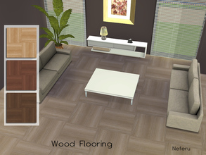 Sims 4 — Wood Flooring by Neferu2 — Wood floor_ 4 color options
