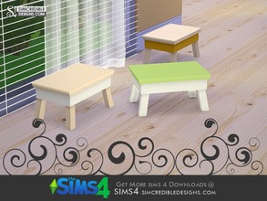 Sims 4 — Little Bubbles - coffee table 1x1 (step for kids) by SIMcredible! — by SIMcredibledesigns.com available at TSR