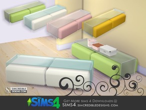 Sims 4 — Little Bubbles - coffee table 2x1 by SIMcredible! — by SIMcredibledesigns.com available at TSR