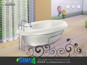 Sims 4 — Little Bubbles - tub by SIMcredible! — by SIMcredibledesigns.com available at TSR __________________ * 3 colors