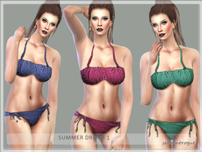 Sims 4 — Summer Dream 1 by Serpentrogue — -4 styles -swimwear -teen to elder