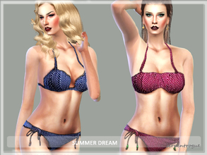 Sims 4 — Summer Dream by Serpentrogue — 4styles Teen to elder Swimwear Outfit Enjoy!