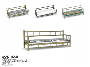 Sims 4 — Praseodymium Sofa by wondymoon — - Praseodymium Garden - Sofa - Wondymoon|TSR - Creations'2016