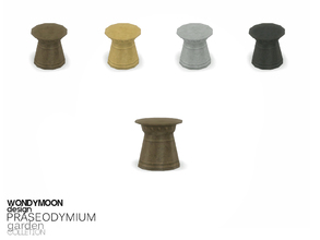 Sims 4 — Praseodymium End Table - Small by wondymoon — - Praseodymium Garden - End Table - Small - Wondymoon|TSR -