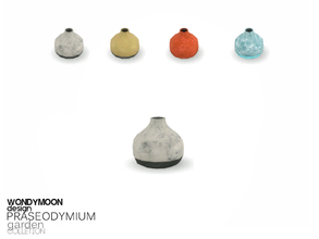 Sims 4 — Praseodymium Vase by wondymoon — - Praseodymium Garden - Vase - Wondymoon|TSR - Creations'2016