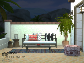 Sims 4 — Praseodymium Garden by wondymoon — - Praseodymium Garden - Wondymoon|TSR - Creations'2016 - Set Contains -Sofa