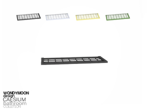Sims 4 — Caesium Shelf by wondymoon — - Caesium Bathroom - Shelf - Wondymoon|TSR - Creations'2016