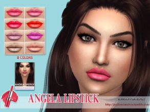 Sims 4 — Jeremy Angela Lipstick(f) - Get Together needed by jeremy-sims92 — Angela Lipstick for female (teen, young