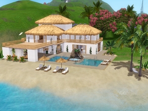 Sims 3 — Cove hideaway by khewitt5 — Cove hideaway is a nice little weekend home on the beach. Perfect for tropical