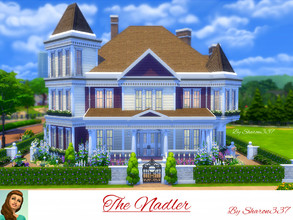 Sims 4 — The Nadler by sharon337 — The Nadler is a family home built on a 30 x 40 lot. It has 4 bedrooms, 1 Nursery, 3