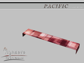 Sims 4 — Pacific Heights Table Runner by NynaeveDesign — Pacific Heights Dining Room - Table Runner Located in: Decor -