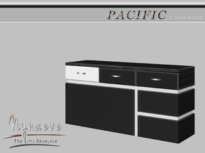 Sims 4 — Pacific Heights Buffet by NynaeveDesign — Pacific Heights Dining Room - Buffet Located in: Surfaces -