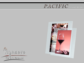 Sims 4 — Pacific Heights Drinks Print (Recolor) by NynaeveDesign — Pacific Heights Dining Room - Drinks Print Located in: