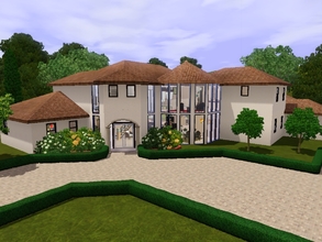 Sims 3 — 1703 Fiori St by burnttoast24 — Large home with 4 double bedrooms and 4 bathrooms. Open plan living, dining and