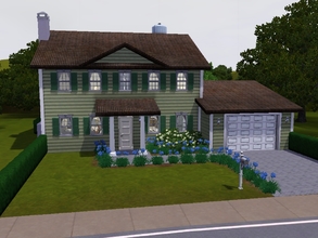 Sims 3 — 3734 Fleet Rd by burnttoast24 — Quaint family home with open plan living, dining and kitchen, 3 bedrooms, 3