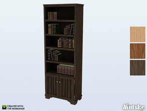Sims 4 — Aria Bookcase by Mutske — This bookcase is part of the Aria Living. Made by Mutske@TSR.
