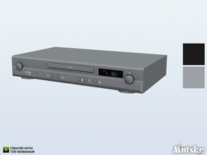 Sims 4 — Aria DVD player by Mutske — This DVD player is part of the Aria Living. Made by Mutske@TSR.