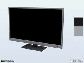 Sims 4 — Aria Flatscreen TV by Mutske — This TV is part of the Aria Living. Made by Mutske@TSR. 