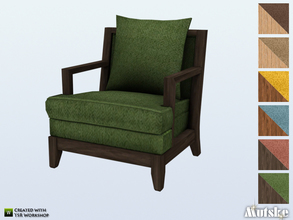 Sims 4 — Aria Livingchair no side by Mutske — This chair is part of the Aria Living. Made by Mutske@TSR.
