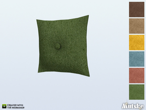 Sims 4 — Aria Pillow with Button Left by Mutske — This pillowis part of the Aria Living. Made by Mutske@TSR.