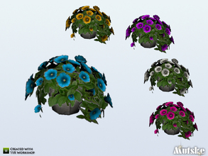 Sims 4 — Aria Plant Petunia by Mutske — This plant is part of the Aria Living. Made by Mutske@TSR.