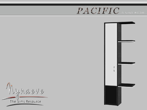 Sims 3 — Pacific Heights Shelves (Left) by NynaeveDesign — Pacific Heights Dining Room - Shelves (Left) Located in:
