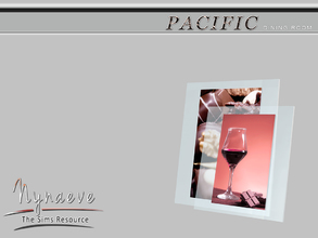 Sims 3 — Pacific Heights Drinks Print by NynaeveDesign — Pacific Heights Dining Room - Drinks Print Located in: Decor -