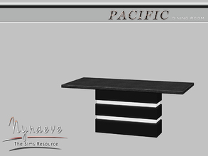Sims 3 — Pacific Heights Dining Table by NynaeveDesign — Pacific Heights Dining Room - Dining Table Located in: Surfaces