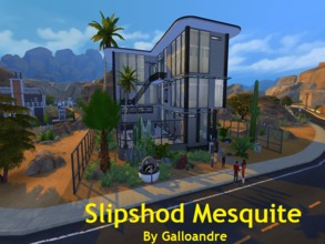 Sims 4 — Slipshod Mesquite by Galloandre — That trailer lot was an eyesore!, the new Sim owner of the lot known as