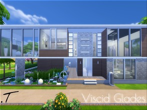 Sims 4 — Viscid Glades by Torque3 — Viscid Glades Modern Hideaway Two bedrooms, two bathrooms, walk-in closet, two