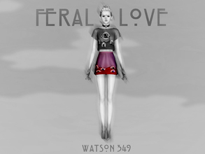 Sims 3 — "Feral Love" skirt by Watson349 by Watson349 — 