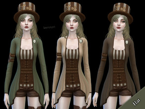 Sims 4 — Entropia Hat by Lavoieri — Hat works for female and male. Make sure you also download the outfit from the